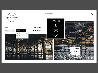 Creative Agency Project agency creative design layout neutral pages photography site ui urban ux web