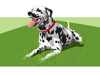 Doggo Commission Piece cartoon custom design dog graphic illustrator