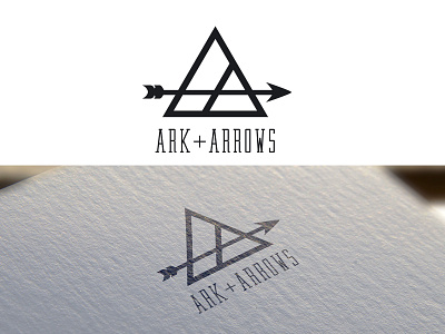 Minimalistic rethinking logo ark arrow illustrator jewelery logo minimalistic rebrand vector