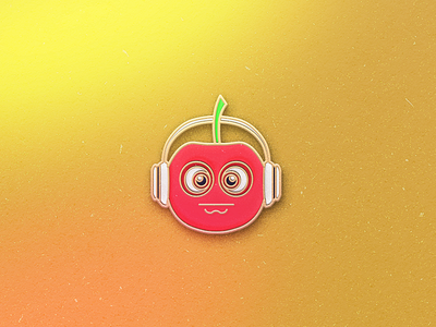 Enamel Pin Cherry