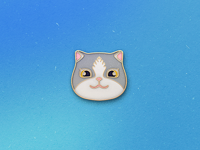 Enamel Pin Kitten accesories cat enamel kitten mobile pin qmoji