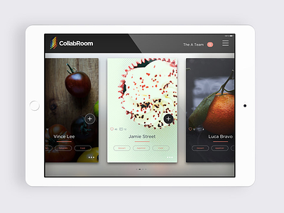 CollabRoom SaaS saas software application user experience ux design