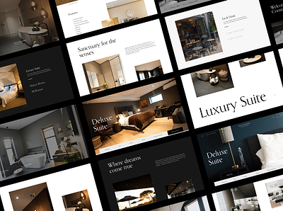 Luxury Retreats - Work in Progress Screens clean design interaction design minimal ui ux web design