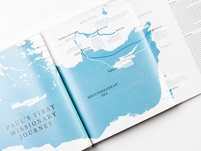 Journeys of the Apostle Paul - interior map