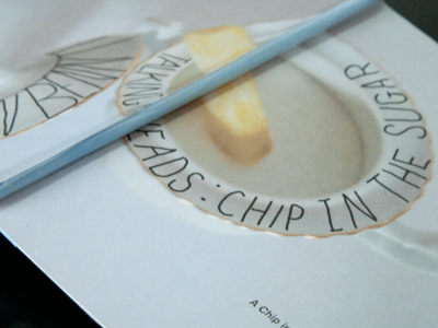 A Chip in the Sugar book book design layout photography typography