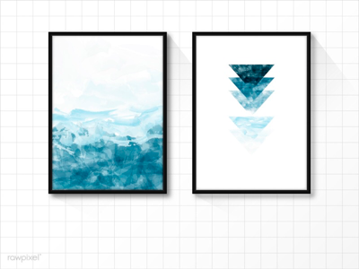 All i need is Blue blue frames graphic mockup vector