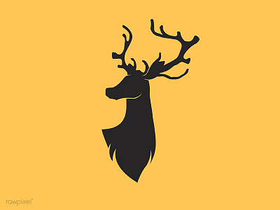 Deer deer vector yellow