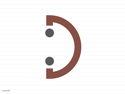 :) d happy illustration letter smile vector