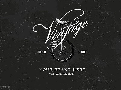 Vintage Badge badge logo mockup typography vector vintage badge