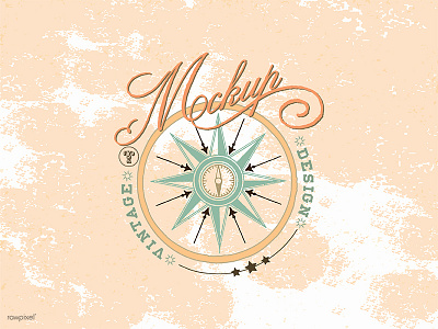 Mockup Logo 01 badge logo mockup vector vintage badge