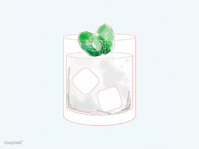 Cocktail alcohol beverage cocktail drawing drink free freebie giveaway glass illustration juice lime liquid mint julep party vector vodka
