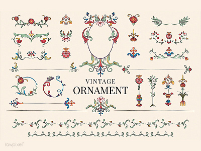 Vintage Ornament free freebie illustration ornament vector vintage