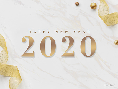 HNY 2020 2020 background design mockup