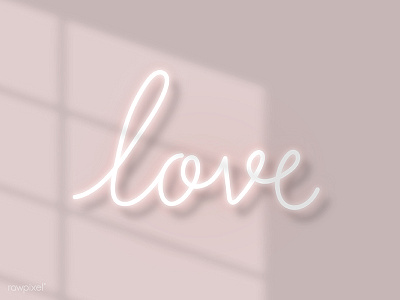 L O V E design doodle love pink typo wallpaper