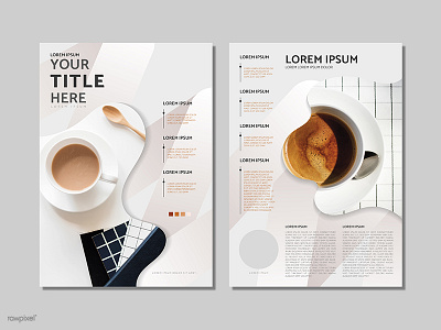 Coffee poster design vector branding design free freebie giveaway layout