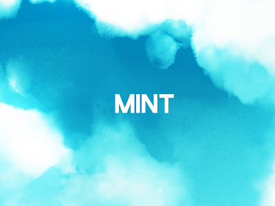 Mint Sky adobe illustrator cc artwork illustration mint sky watercolors