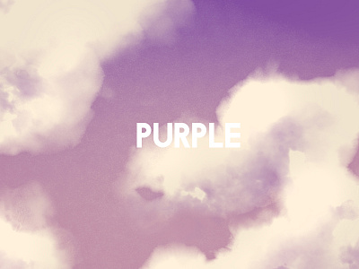 Purple Sky adobe illustrator cc artwork illustration purple sky watercolors