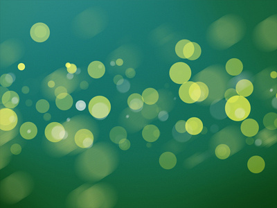 Green light Bokeh