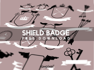 Shield Badge 1 adobe illustrator cc artwork badge concept design free illustration shields vector