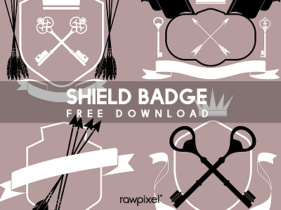 Shield Badge 2 adobe illustrator cc artwork badge concept design free illustration shields vector