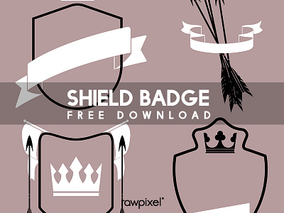 Shield Badge 3 adobe illustrator cc artwork badge concept design free illustration shields vector