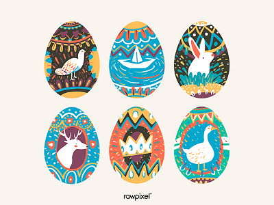 Easter Egg adobe illustrator cc artwork easter eggs graphic design graphic design logo illustration