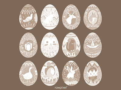 Easter Egg adobe illustrator cc artwork concept design easter eggs graphic design illustration vector