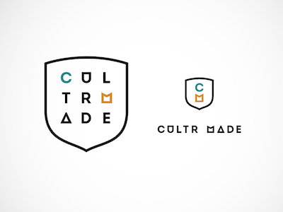 Cultr Made abstract culture identity logo made