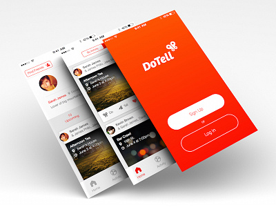 DoTell app do event invite ios share social tell