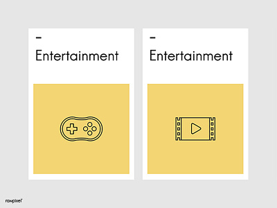 Entertainment entertainment icons illustrations vector