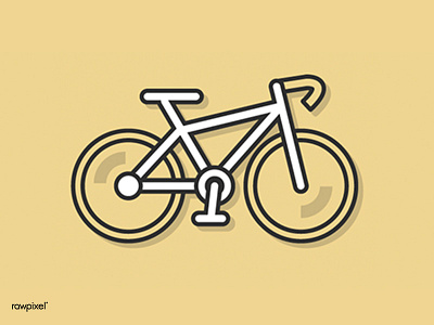 Bicycle bicycle icons illustrations vector