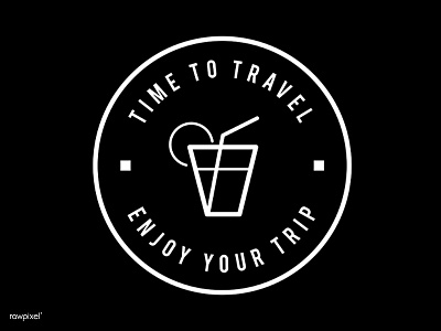 travel logo illustration logo time travel vector