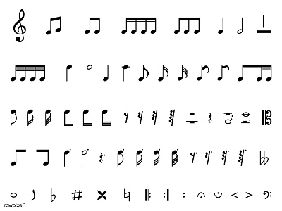 Notesymbol illustration music note symbol vector