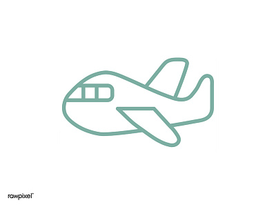 Plane illustration plane transport transportation travel vector