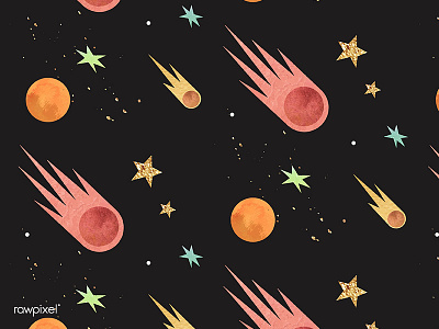 Outer Space design galaxy graphic illustration illustrations rawpixel space star vector