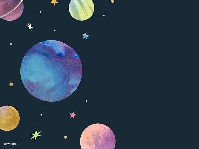 Outer Space design galaxy graphic illustration illustrations rawpixel space star vector