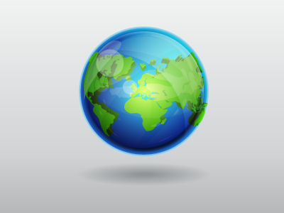 World Icon earth eco globe icon illustrator vector world