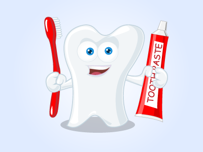 Tooth Mascot dentist illustration tooth vector