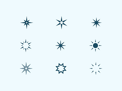 Shape Concepting blue branding clean design icon illustration layout logo rebrand shapes sharp spur star vector
