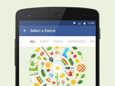 Facebook Event Themes events icons illustration seasonal