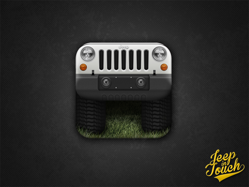 Jeep Wrangler App Icon - iPhone / iPad by Luca Torresan on Dribbble