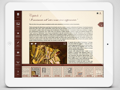 Artelia - eBook app art book design ebook graphic ios ipad mobile page photo read text