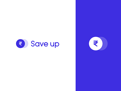 Save-up logo concept design branding design fintech logo