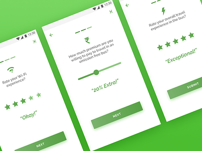 Ratings Feedback android feedback mobile app ratings slider ui ux