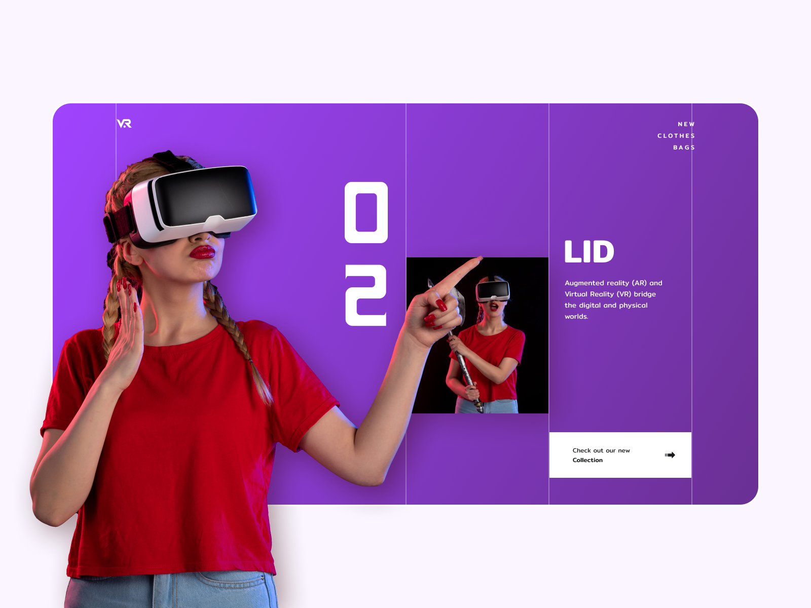 Visual Reality (VR) Store site by Bhoomi Khalpada on Dribbble
