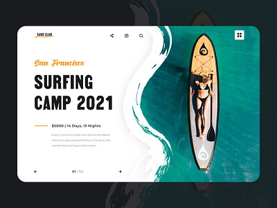 Campsite - Surf Camp Website