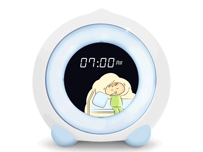Mella Kid Alarm Clock afternoon alarm clock animation cartoon children clock evening kid mella morning night table clock