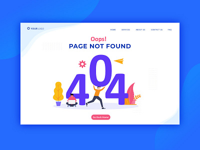 Page Not Found 404 error ai error illustrations oops page not found templates vector web design web error web page not found web template