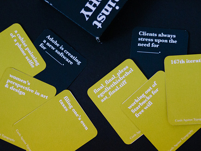Cards Against Typography