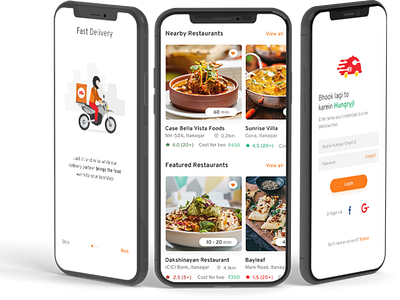 Food Delivery App app design application food food app uidesign